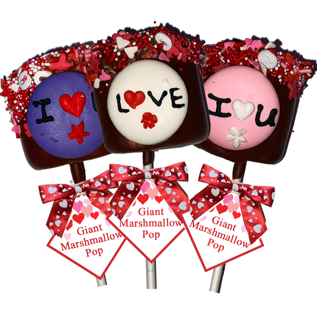 Giant Marshmallow Pop - Valentine's Day