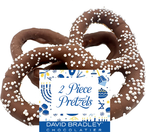 2 Piece Pretzels - Hanukkah