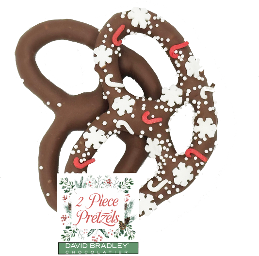 2 Piece Pretzels - Snowflake