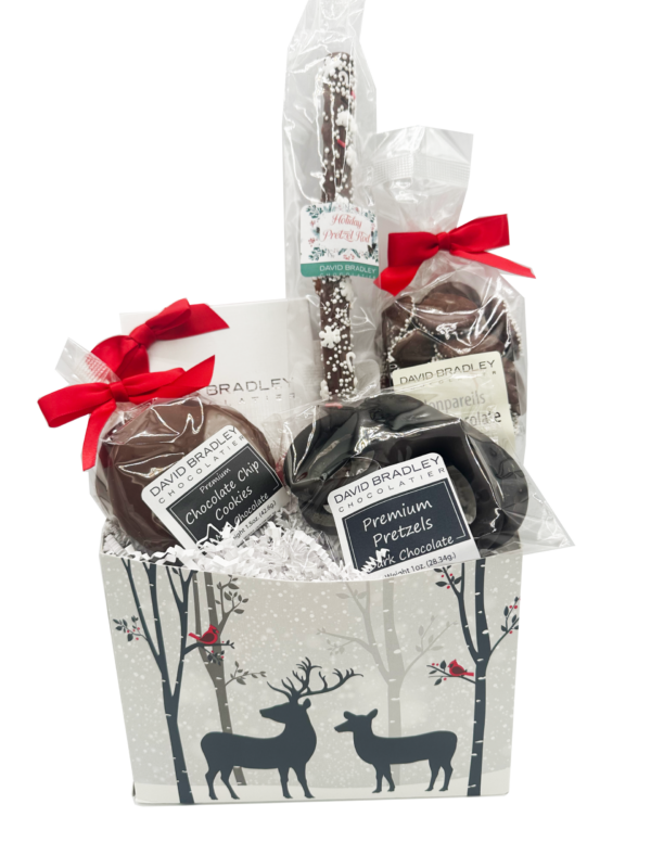 Winter Reindeer Gift Box