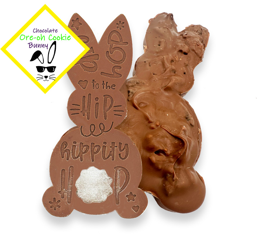 Chocolate Ore-oh Cookie Bunny