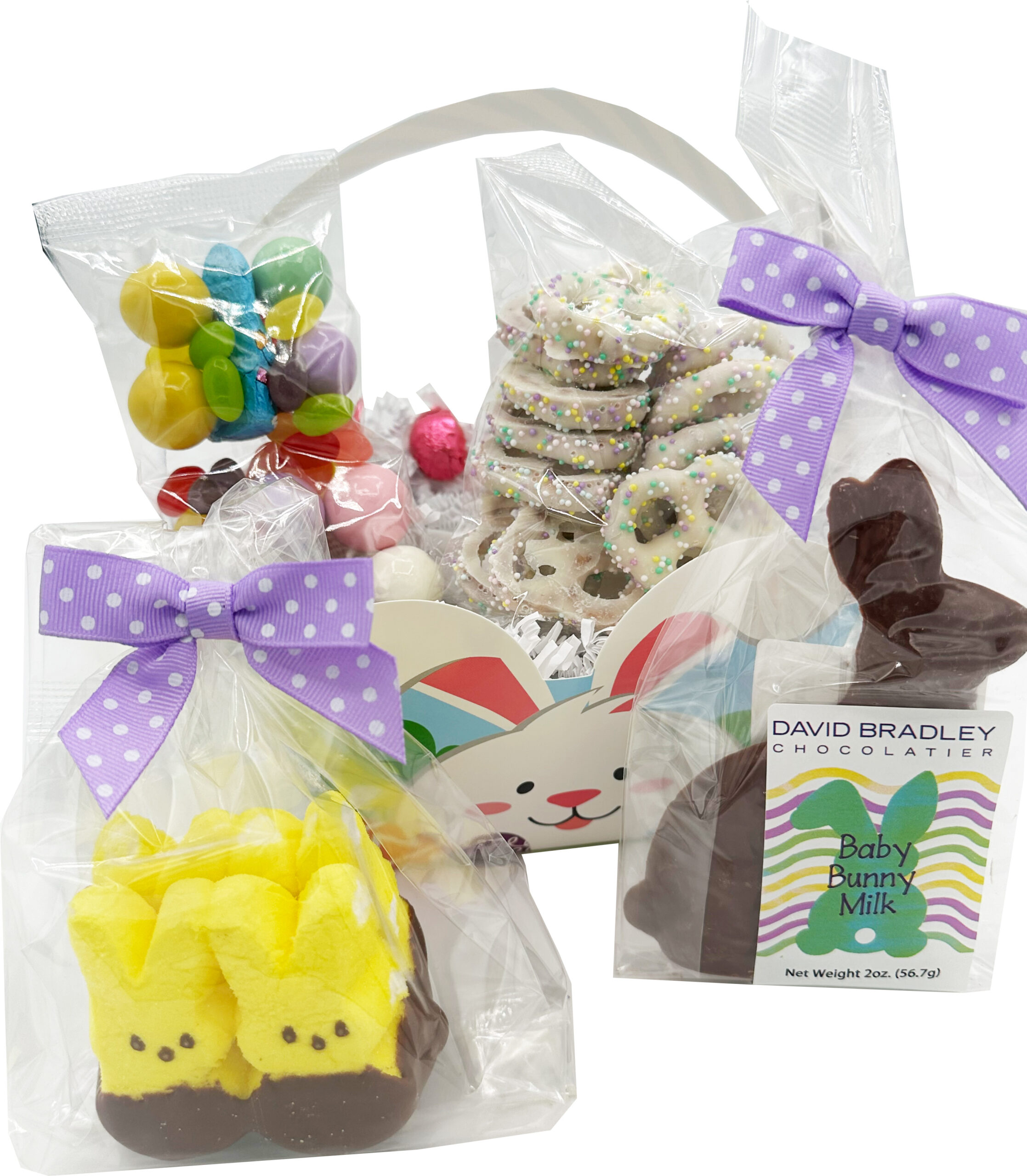 Bunny Paper Basket - Easter
