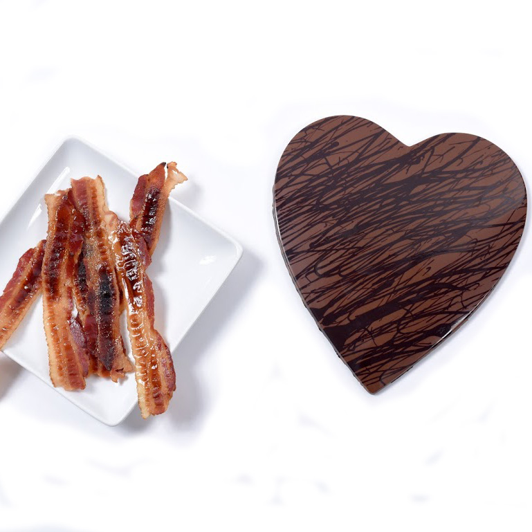 Valentine's Day - Chocolate Bacon Heart 13oz.