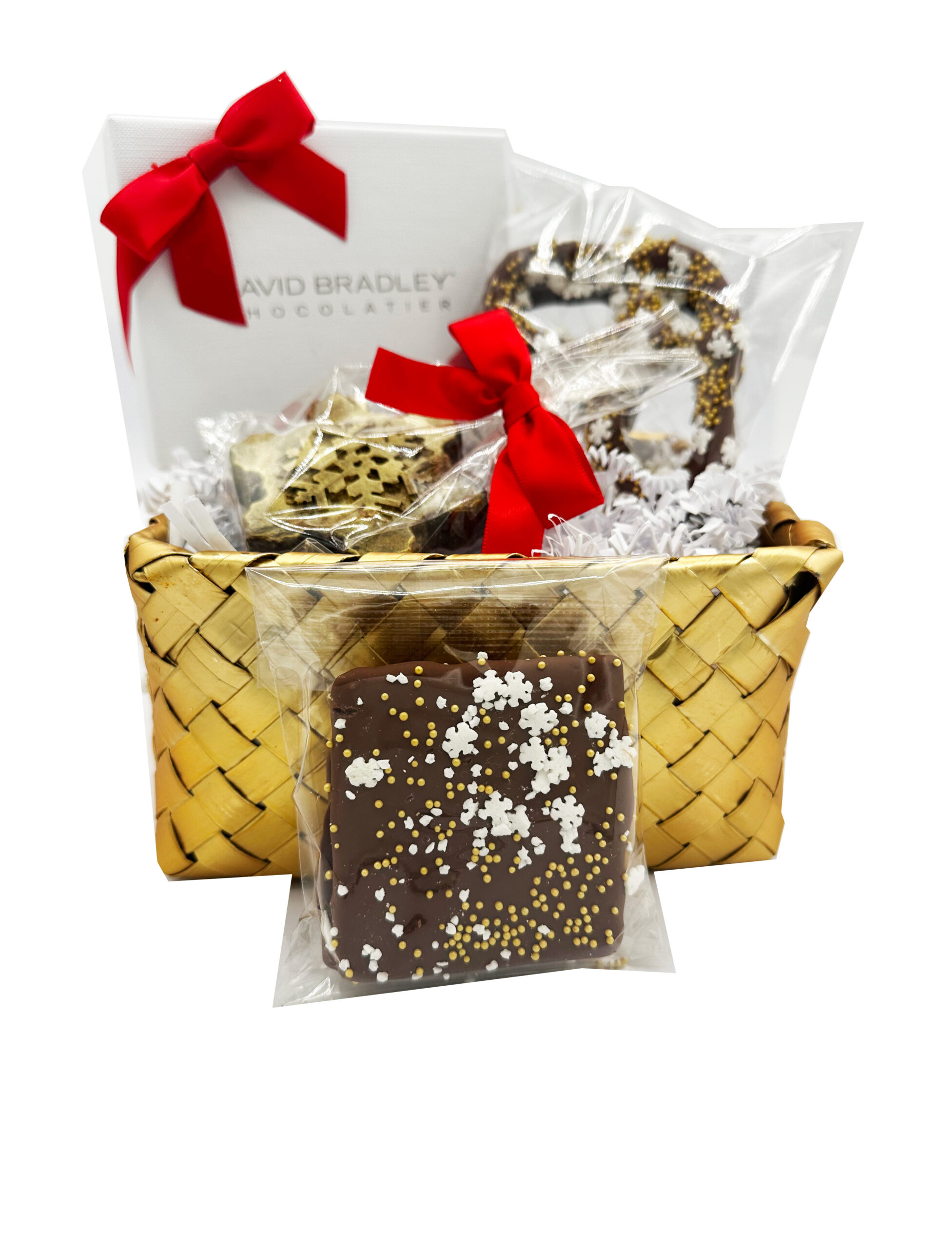 Golden Weave Basket Assortment - Holiday/Winter - Image 3