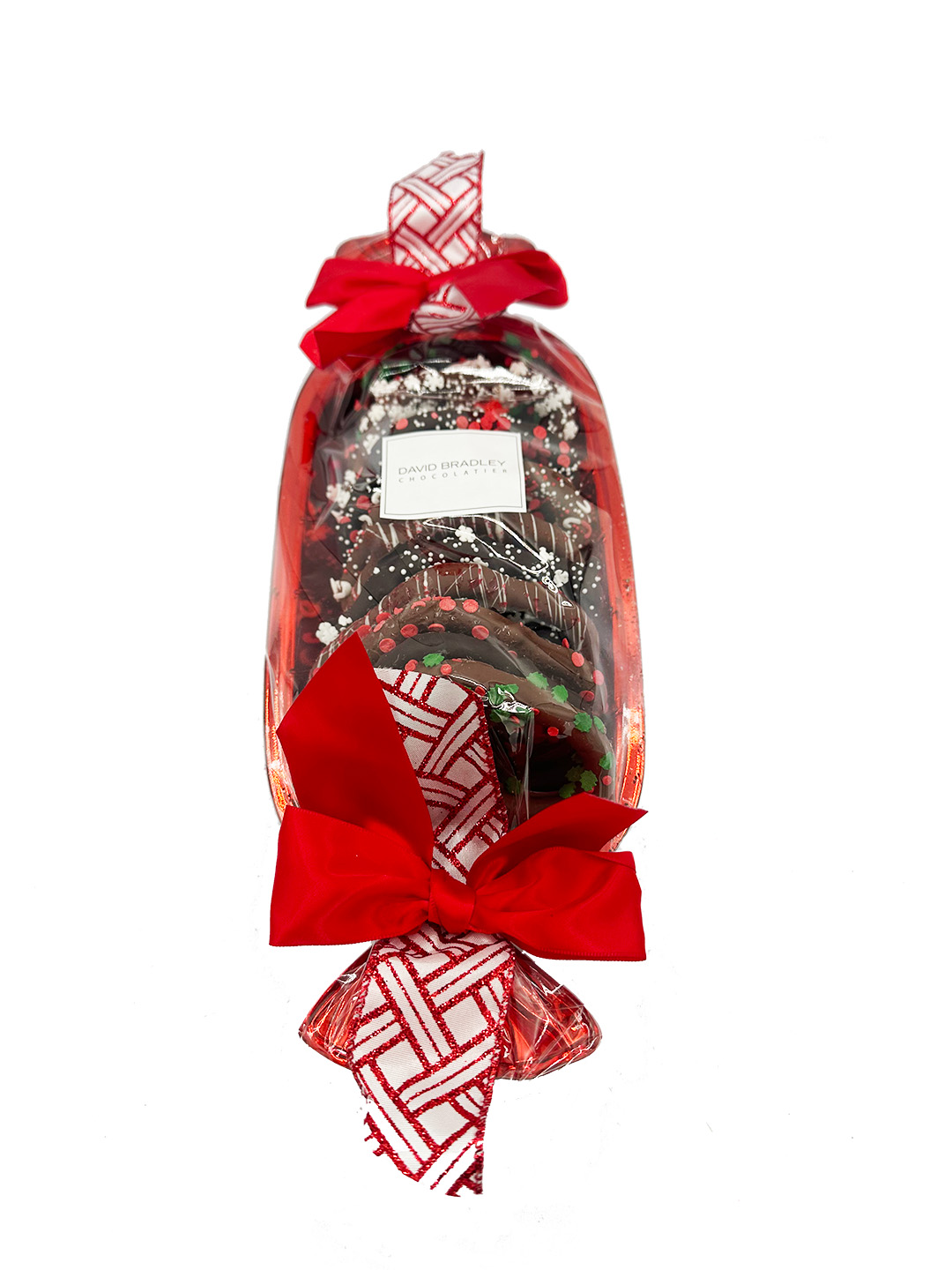 Premium Pretzel Candy Dish - Winter/Christmas - Image 3