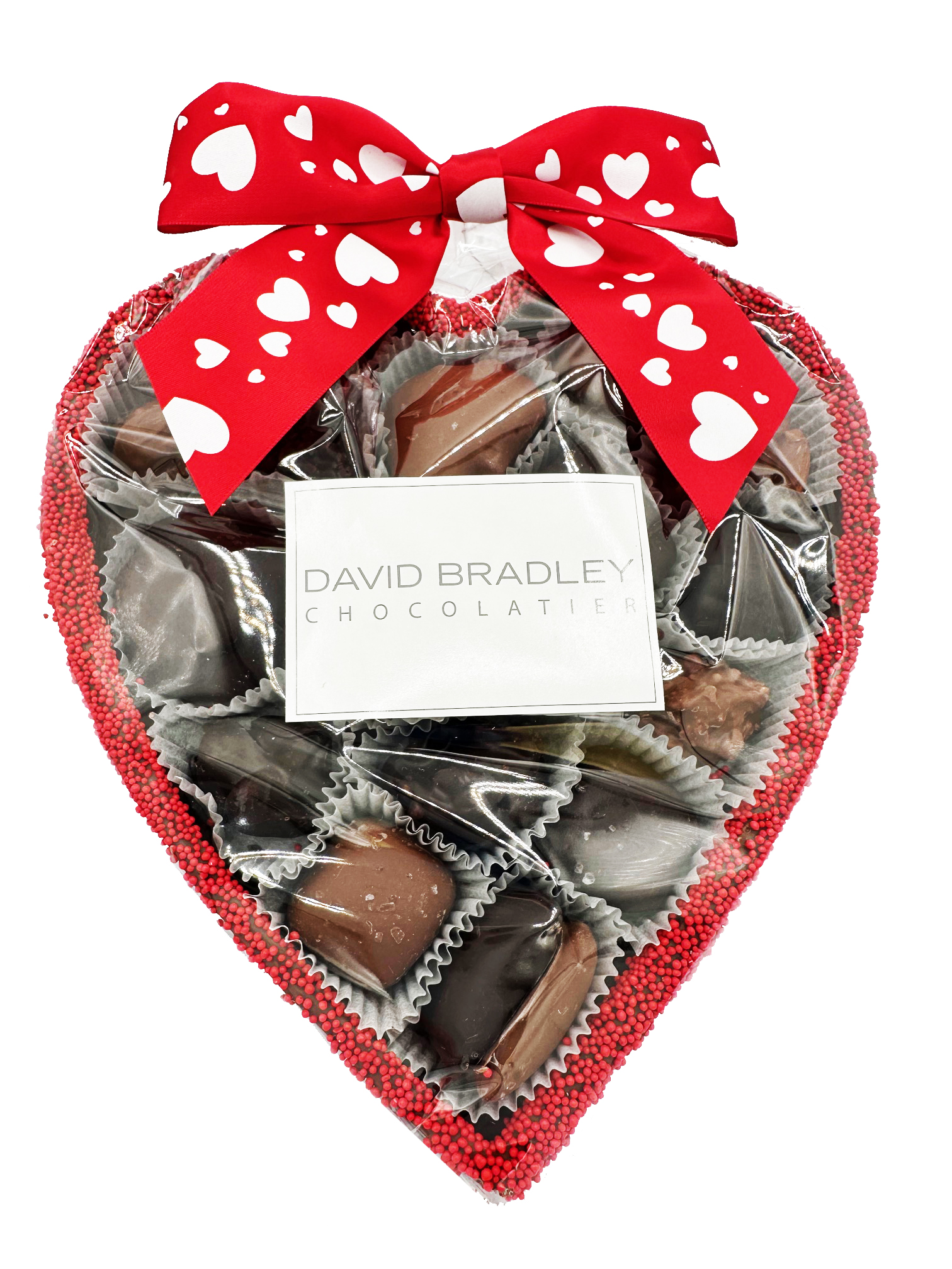 Large Edible Heart - Nut, Crisp & Chewy Assortment