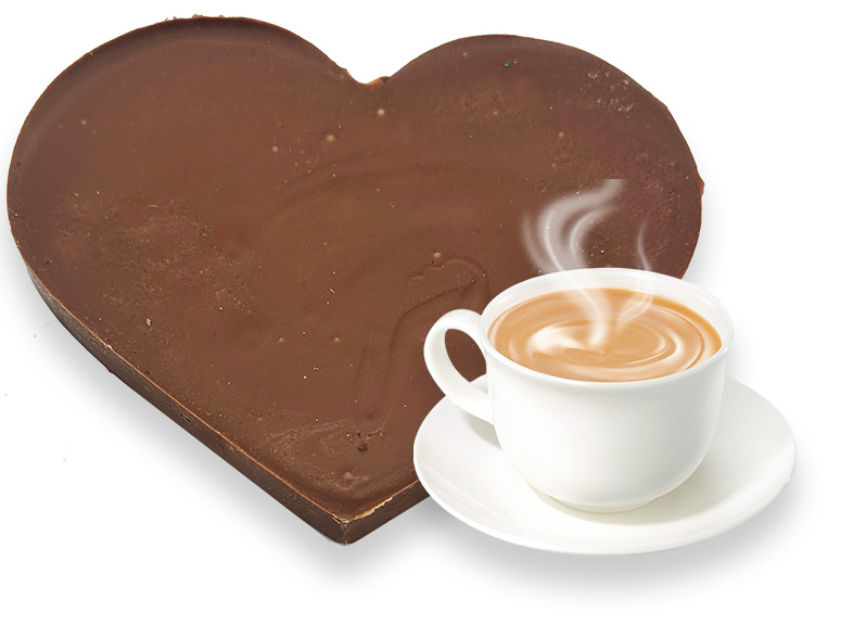 Chai Tea Milk Heart