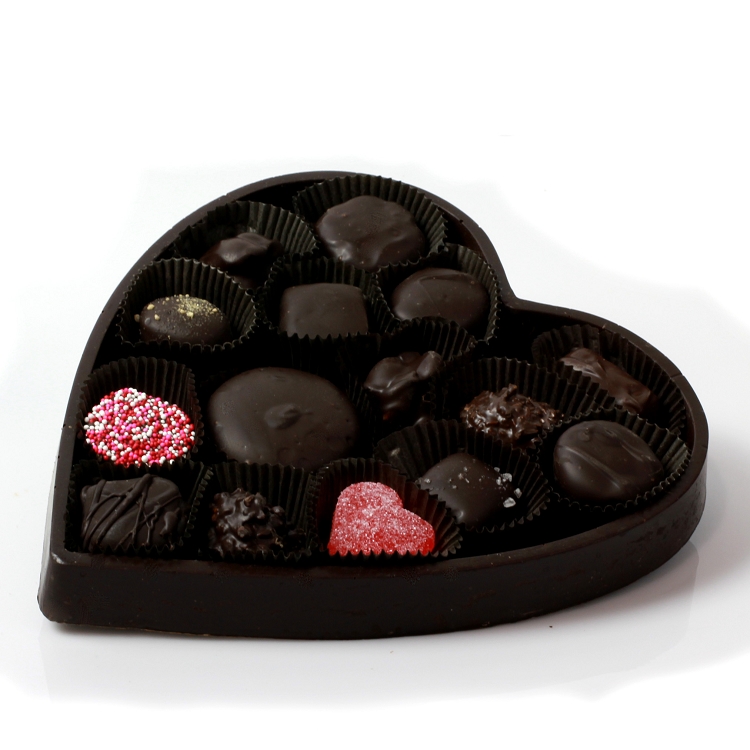 Large Edible Heart - Assorted Chocolate - Image 3