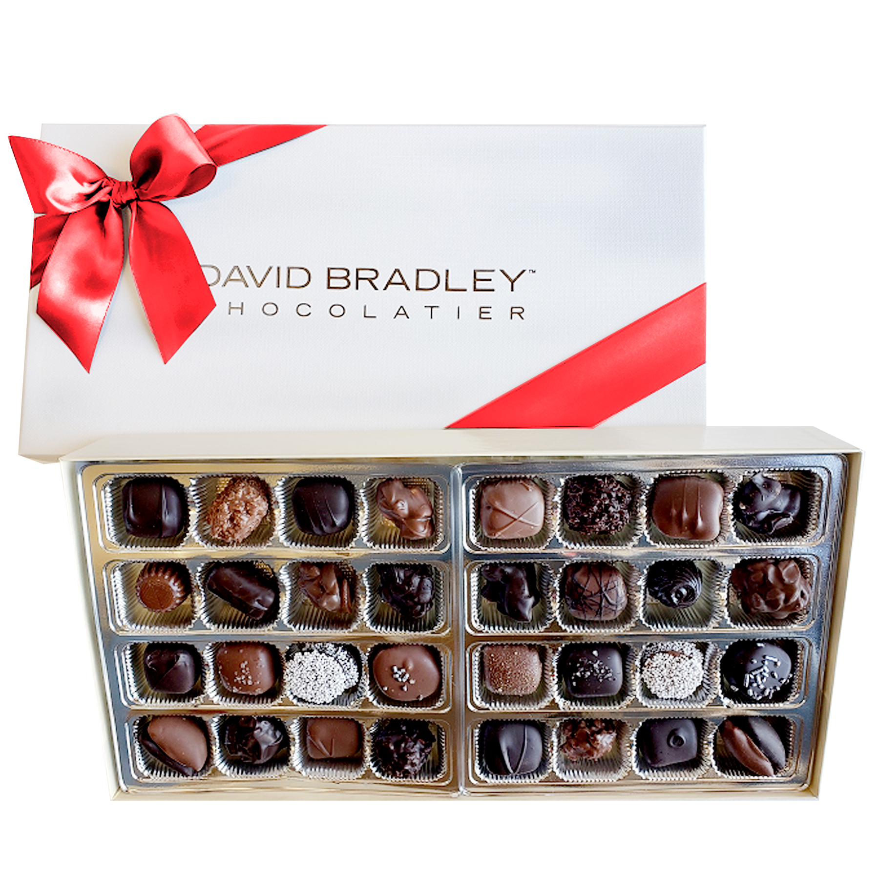 2 Pound Assortment - Gift Box - Red Bow