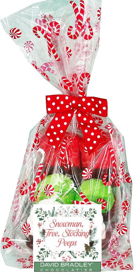 Half-Dipped Peeps - Snowmen, Trees, Stockings - Winter/Christmas - Image 3