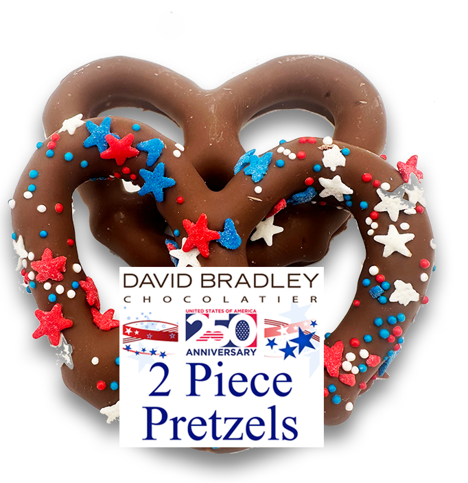 2 Piece Pretzels - Patriotic